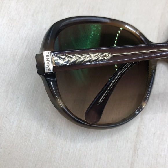 Chanel 5196 1101/38 sunglasses oversized tortoise frame 58-16-130 SCRATCHES main image 10